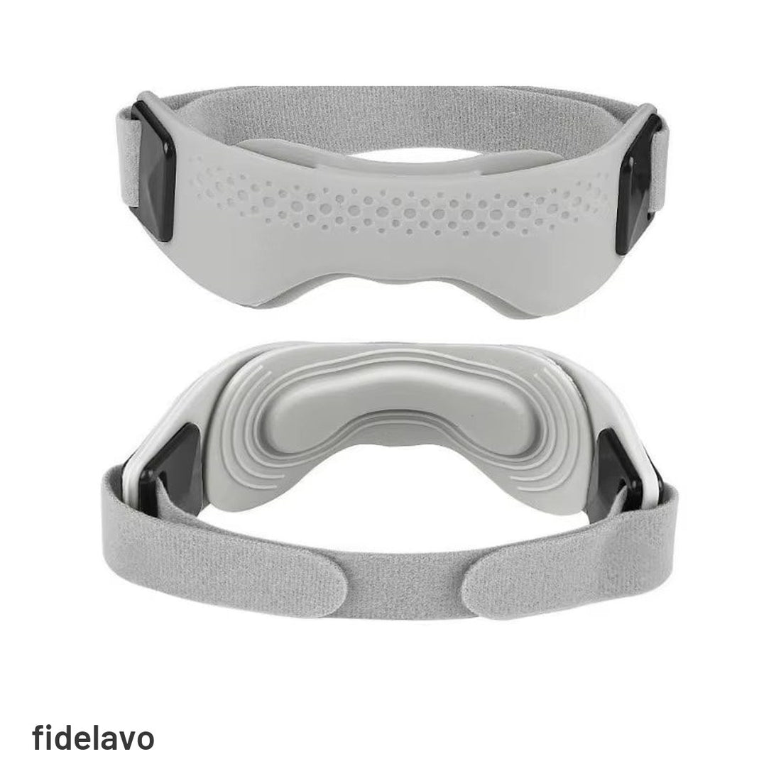 Gray patella strap, front and inner silicone pad